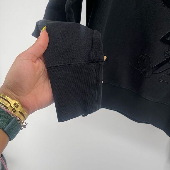 Uniqlo Vintage Disney Mickey Mouse Black Sweatshirt Women’s M – Rare Streetwear - Picture 8 of 12